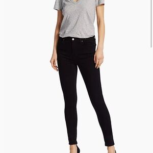 7 For All Mankind Black Aubrey High-Rise Skinny Jeans - Size 26